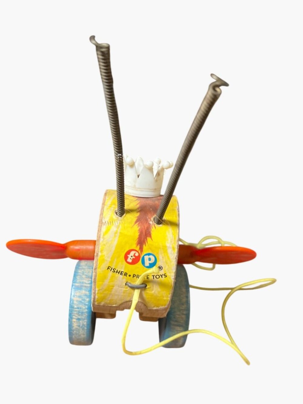 Vintage Fisher-Price Queen Buzzy Bee Pull Toy - Picture 3 of 14